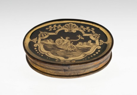Box, Bohemia, c. 1730. Creator: Bohemia Glass.