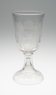 Goblet, Bohemia, c. 1750. Creator: Bohemia Glass.