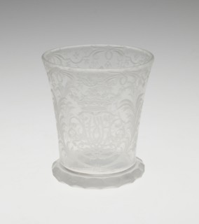 Beaker, Bohemia, Early 18th century. Creator: Bohemia Glass.