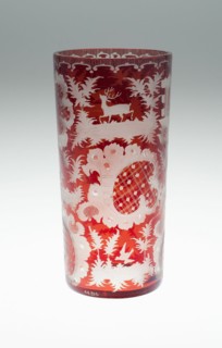 Goblet, Bohemia, c. 1850/80. Creator: Bohemia Glass.