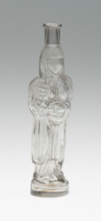 Bottle, Bohemia, c. 1840/50. Creator: Bohemia Glass.