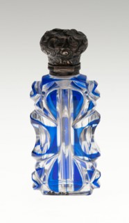 Scent Bottle, Bohemia, c. 1840/50. Creator: Bohemia Glass.