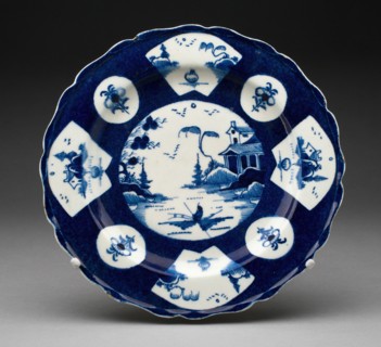 Plate, Bow, 1755/65. Creator: Bow Porcelain Factory.