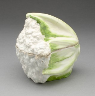 Cauliflower Tureen, Chelsea, c. 1755. Creator: Chelsea Porcelain Manufactory.