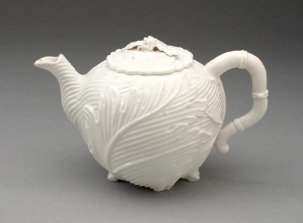 Teapot, Chelsea, 1747/49. Creator: Chelsea Porcelain Manufactory.