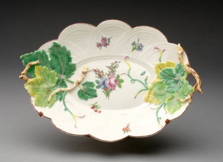 Dish, Chelsea, c. 1750. Creator: Chelsea Porcelain Manufactory.