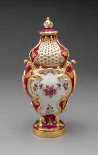 Potpourri Vase, Chelsea, c. 1765. Creator: Chelsea Porcelain Manufactory.