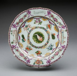 Plate, China, 1760/70. Creator: Jingdezhen Porcelain.