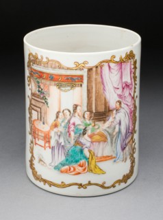 Tankard, Jingdezhen, 1750/75. Creator: Jingdezhen Porcelain.