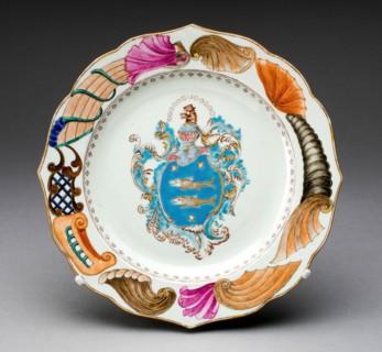 Plate, Jingdezhen, c. 1723/40. Creator: Jingdezhen Porcelain.
