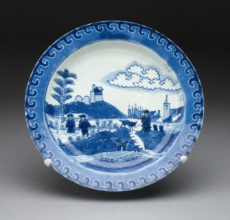 Plate, Jingdezhen, c. 1700. Creator: Jingdezhen Porcelain.