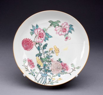 Dish, China, c. 1725, Qing Dynasty (1644-1911), Yongzhen period (1723-1735). Creator: Unknown.