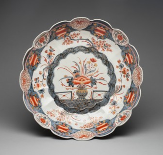 Dish, Vienna, 1725/30. Creator: Du Paquier Porcelain Manufactory.