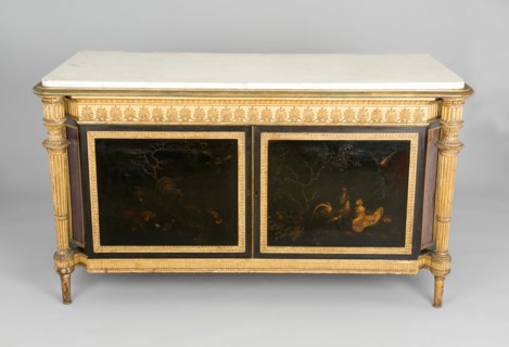 Cabinet, England, c. 1780/1820. Creator: Unknown.