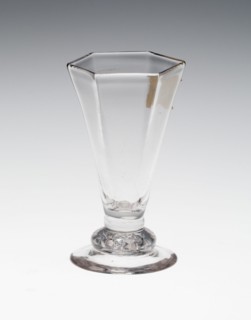 Cordial or Sweetmeat Glass, England, c. 1780. Creator: Unknown.