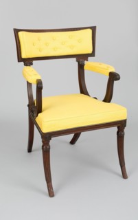 Armchair, England, c. 1810. Creator: Unknown.