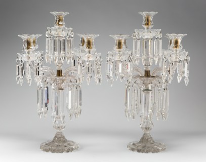 Pair of Candelabra, England, 1835/40. Creator: Unknown.