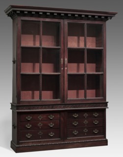 Bookcase, England, c. 1750. Creator: Unknown.