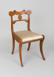 Side Chair (one of two), England, c. 1820. Creator: Unknown.