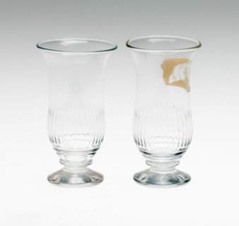 Two Flip Glasses, England, Late 18th century. Creator: Unknown.