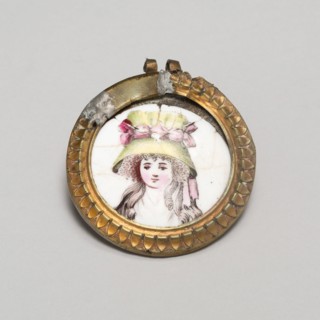 Cloak Pin (Knob or Tieback), England, 1810/30. Creator: Unknown.