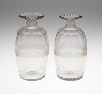 Pair of Cruets, England, c. 1800. Creator: Unknown.
