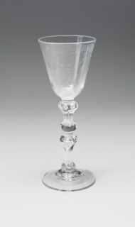 Wine Glass, England, c. 1792. Creator: Unknown.
