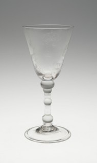 Wine Glass, England, c. 1760/80. Creator: Unknown.
