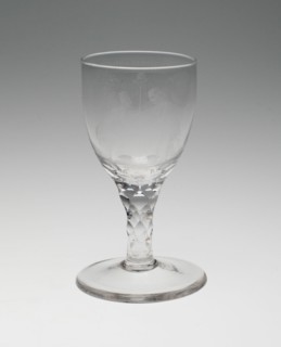Wine Glass, England, January 26, 1795. Creator: Unknown.