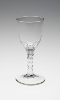 Wine Glass, England, c. 1775/98. Creator: Unknown.