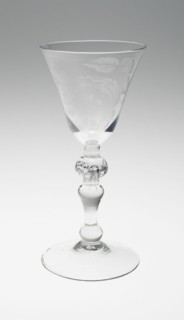 Wine Glass, England, 1749. Creator: Unknown.