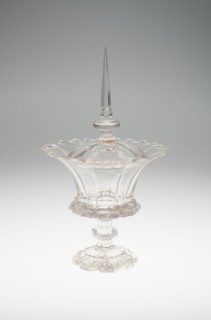 Compote and Cover, Bristol, c. 1850. Creator: Unknown.