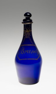 Brandy Decanter, England, c. 1806. Creator: Unknown.
