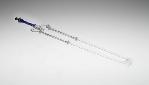 Fire Tongs, Bristol, 19th century. Creator: Unknown.
