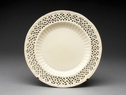Plate, Leeds, 1780/90. Creator: Unknown.