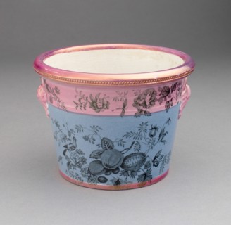 Flower Pot, Staffordshire, 1810/20. Creator: Staffordshire Potteries.