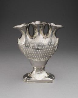 Flower Vase, Staffordshire, 1810/20. Creator: Staffordshire Potteries.
