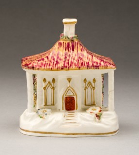 Incense Burner, Staffordshire, c. 1830. Creator: Staffordshire Potteries.