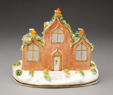 Incense Burner, Staffordshire, c. 1830. Creator: Staffordshire Potteries.