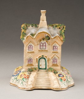 Incense Burner, Staffordshire, c. 1830. Creator: Staffordshire Potteries.