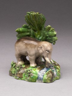 Elephant, Staffordshire, c. 1820/30. Creator: Staffordshire Potteries.