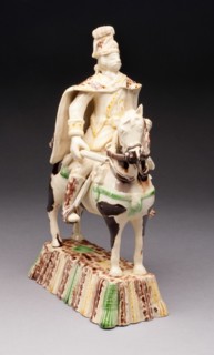 Prussian Hussar, Staffordshire, 1750/65. Creator: Staffordshire Potteries.