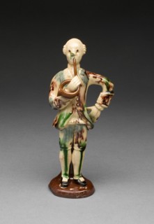 Horn Player, Staffordshire, 1750/70. Creator: Staffordshire Potteries.