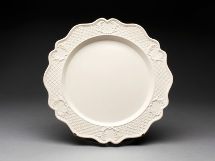 Plate, Staffordshire, 1750/59. Creator: Staffordshire Potteries.