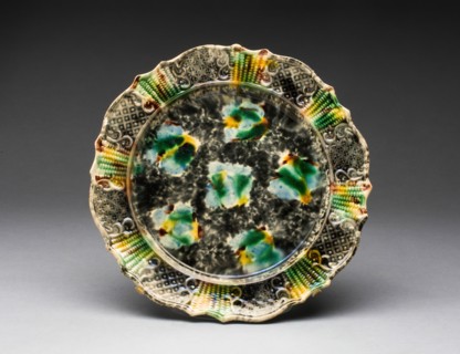 Plate, Staffordshire, 1760/70. Creator: Staffordshire Potteries.