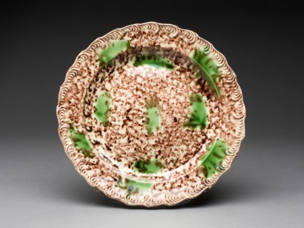 Plate, Staffordshire, 1760/70. Creator: Staffordshire Potteries.