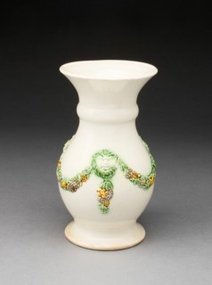 Vase, Staffordshire, c. 1750. Creator: Staffordshire Potteries.