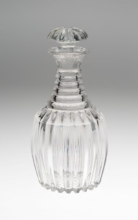 Claret Decanter, Sussex, Early 19th century. Creator: Unknown.