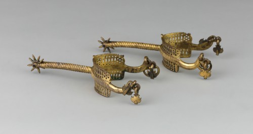 Pair of Rowel Spurs, Germany, East, c. 1500/25. Creator: Unknown.