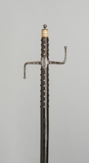 Walking Staff with Sword Hilt, Germany, 1663. Creator: Unknown.